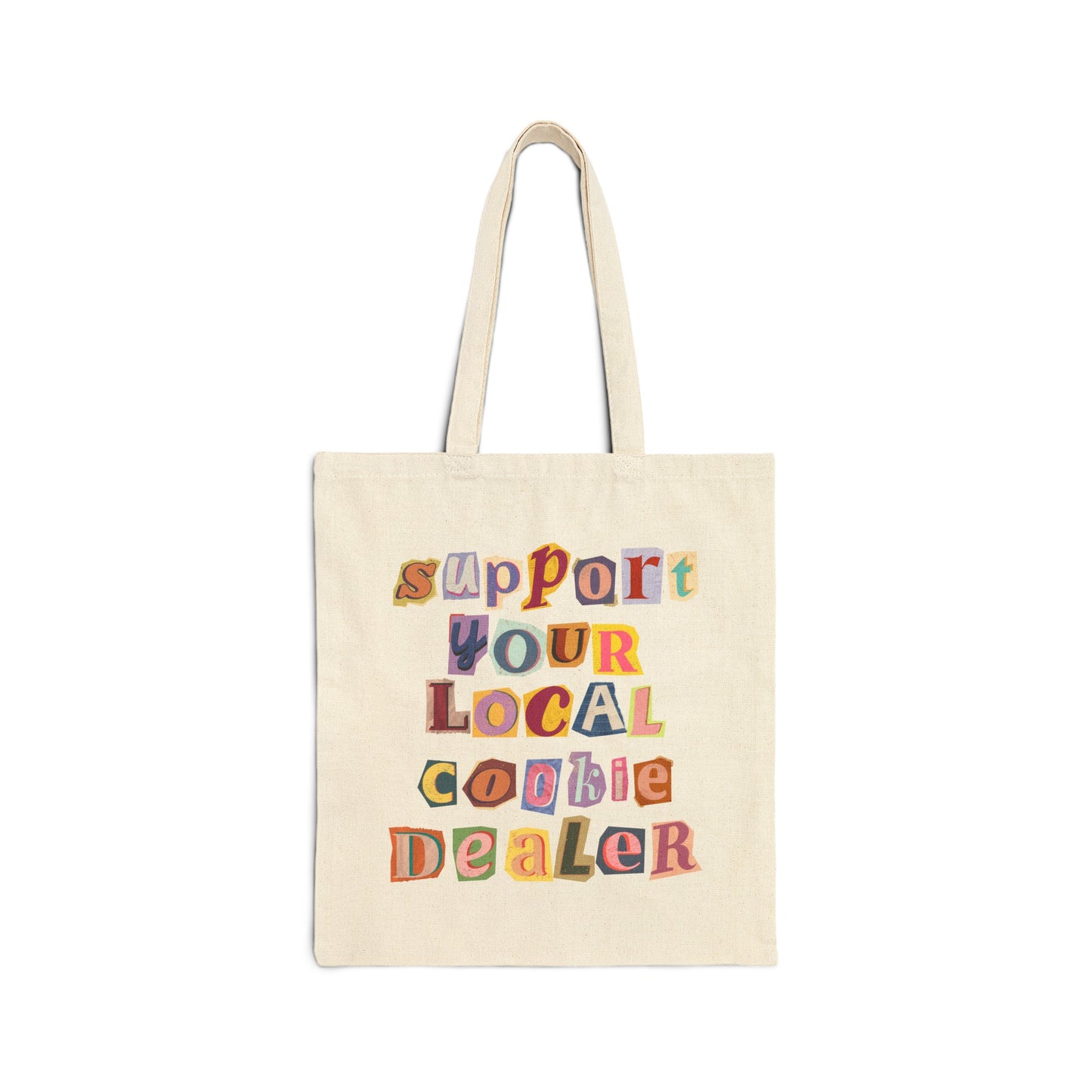 Cookie Dealer Cotton Canvas Tote Bag
